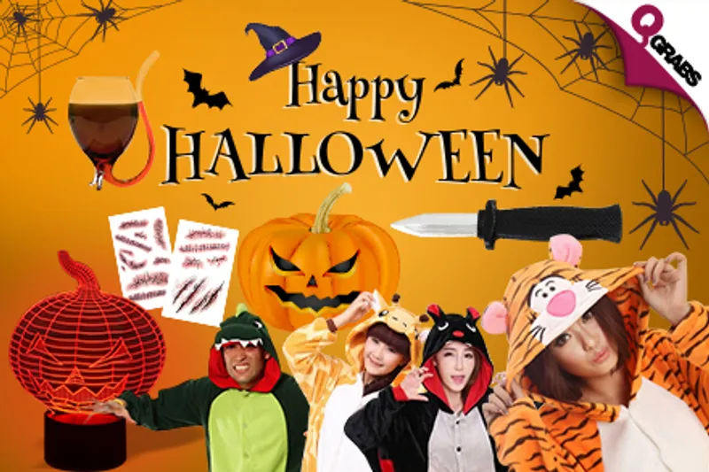 From QR15 Get Spooky with some Halloween Themed Merchandise! (Up to QR109 Value)